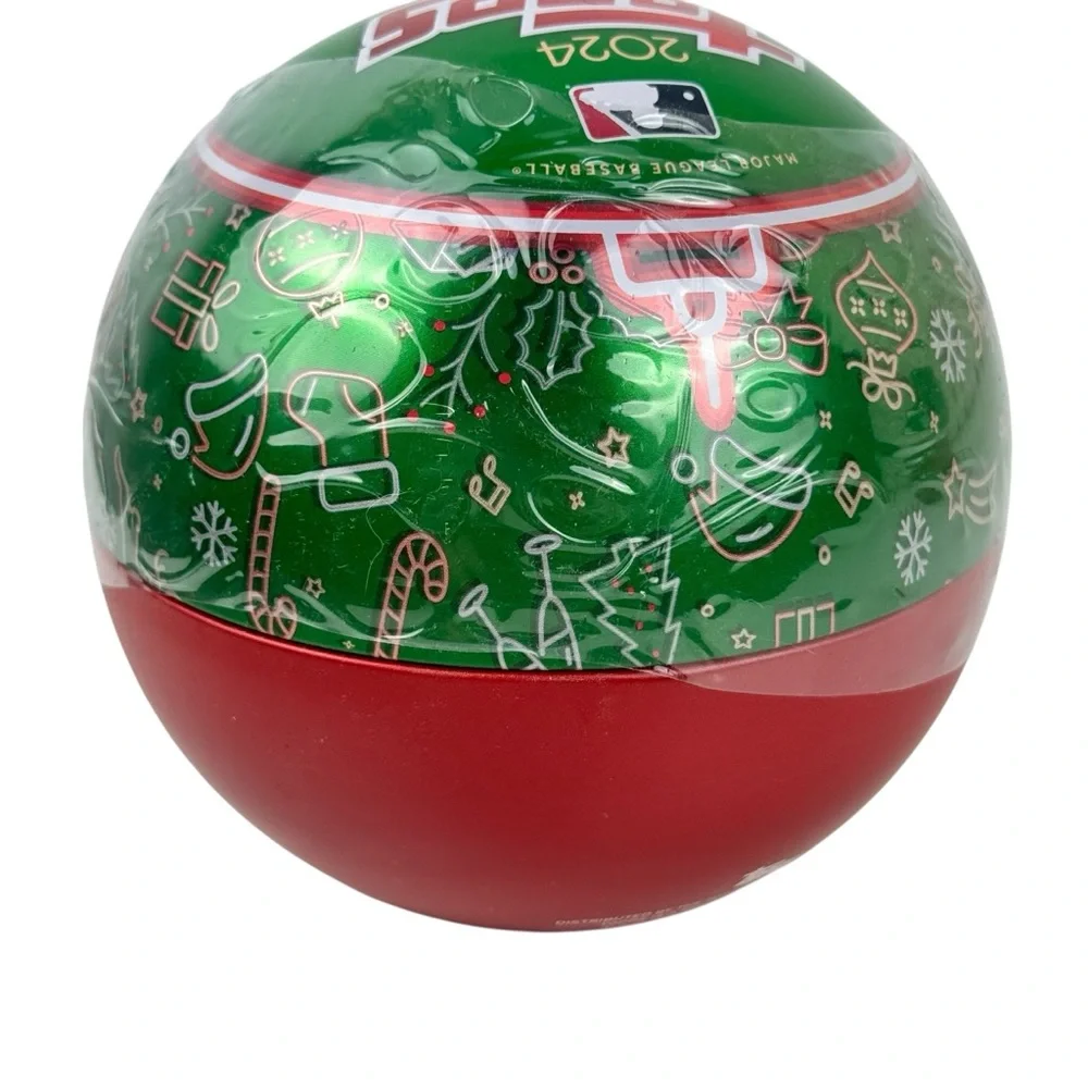 2024 Topps Holiday Tin Ornament MLB Baseball Collector Tin  NEW & SEALED